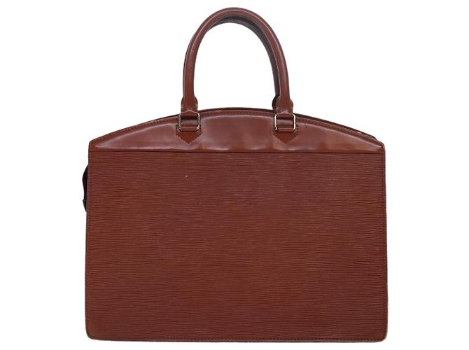 LOUIS VUITTON Borsa a Mano Epi Riviera Marrone M48183 LV Auth 79047 - vista 2