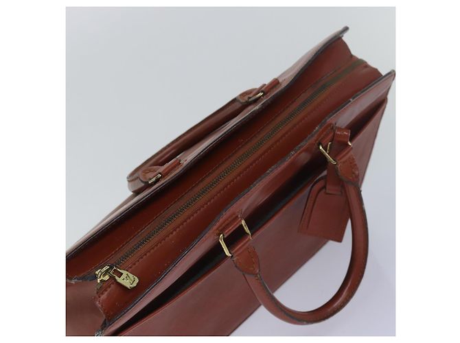 LOUIS VUITTON Borsa a Mano Epi Riviera Marrone M48183 LV Auth 79047 - vista 6