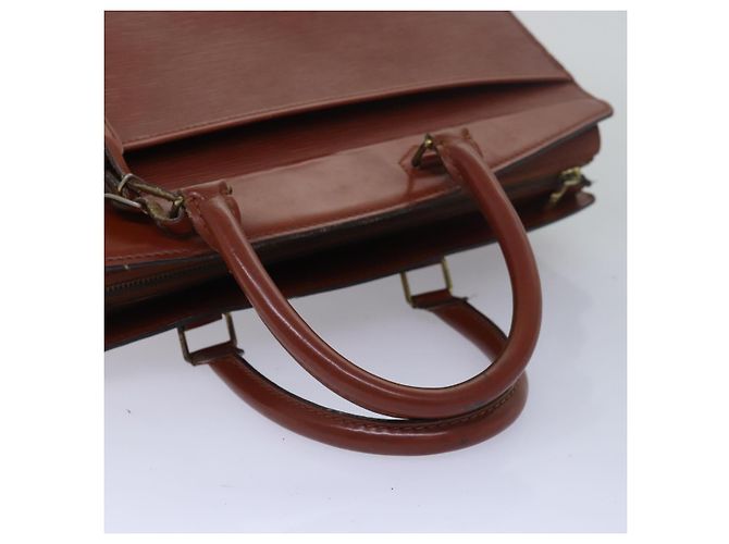 LOUIS VUITTON Borsa a Mano Epi Riviera Marrone M48183 LV Auth 79047 - vista 7