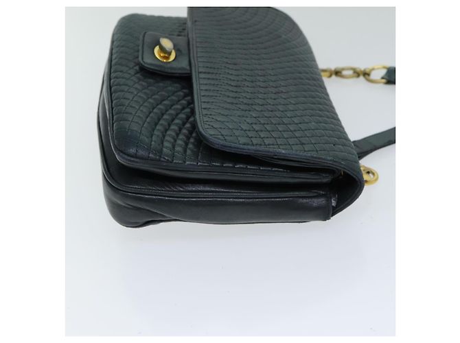 Borsa a Spalla BALLY in Pelle Blu Navy Auth yb581 - vista 4