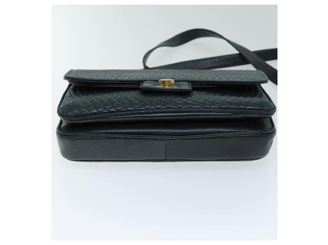 Borsa a Spalla BALLY in Pelle Blu Navy Auth yb581 - vista 9