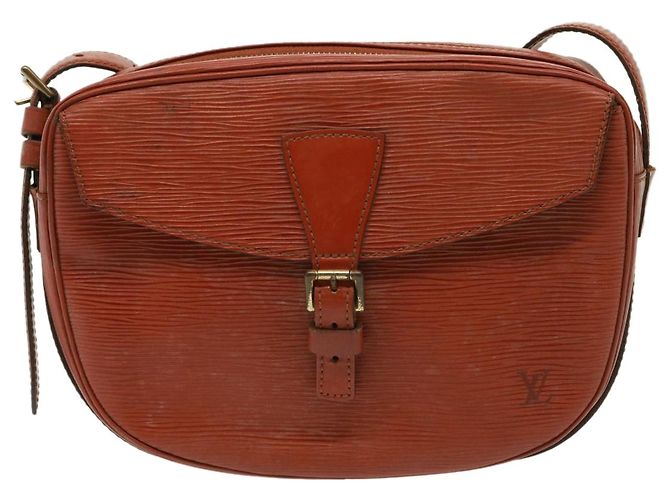 LOUIS VUITTON Epi Jeune FilleMM Borsa a Spalla Marrone M52153 LV Auth th5030 - vista 13