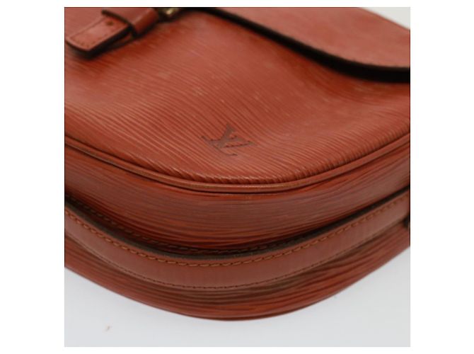 LOUIS VUITTON Epi Jeune FilleMM Borsa a Spalla Marrone M52153 LV Auth th5030 - vista 14