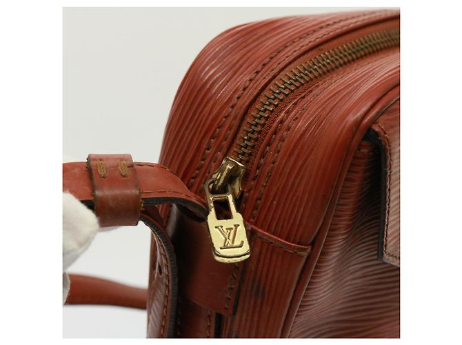 LOUIS VUITTON Epi Jeune FilleMM Borsa a Spalla Marrone M52153 LV Auth th5030 - vista 18