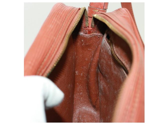 LOUIS VUITTON Epi Jeune FilleMM Borsa a Spalla Marrone M52153 LV Auth th5030 - vista 22
