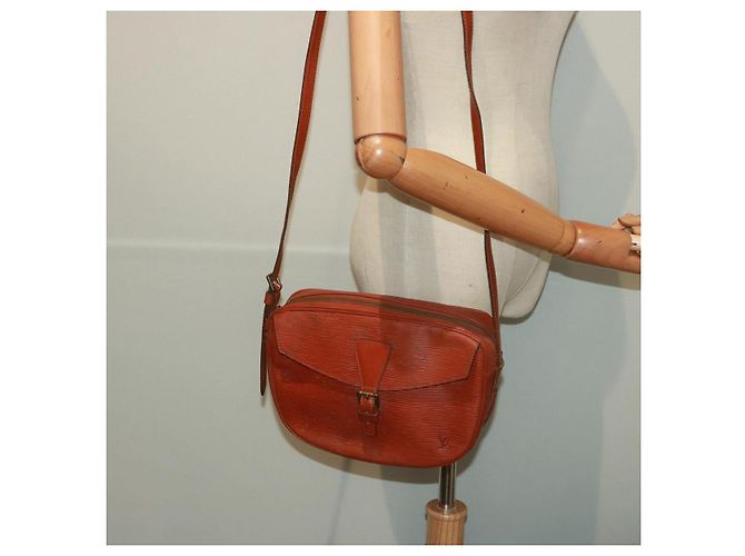 LOUIS VUITTON Epi Jeune FilleMM Borsa a Spalla Marrone M52153 LV Auth th5030 - vista 24