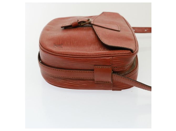 LOUIS VUITTON Epi Jeune FilleMM Borsa a Spalla Marrone M52153 LV Auth th5030 - vista 3