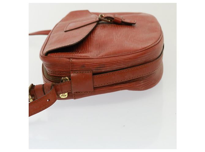 LOUIS VUITTON Epi Jeune FilleMM Borsa a Spalla Marrone M52153 LV Auth th5030 - vista 4