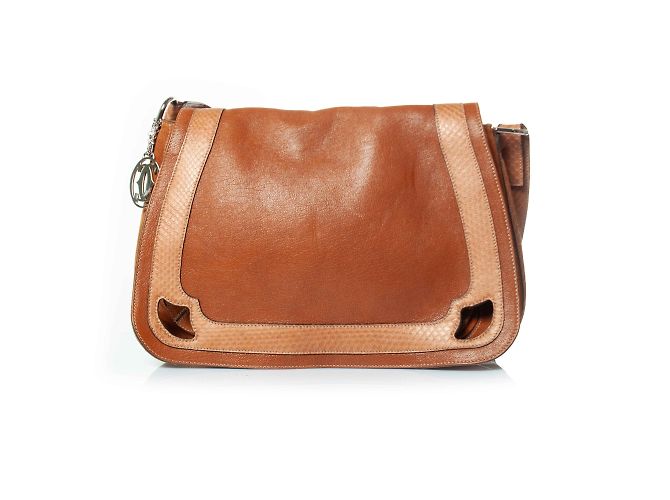 Borsa a tracolla in pelle Marcello di Cartier Marrone - vista 2