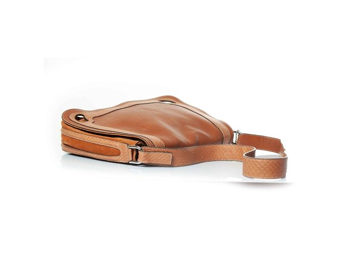 Borsa a tracolla in pelle Marcello di Cartier Marrone - vista 4