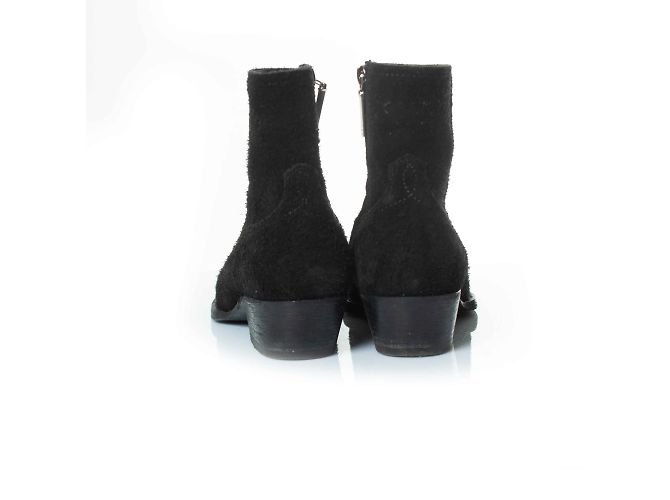 Botines de ante de lana Lukas Saint Laurent Negro - vista 6