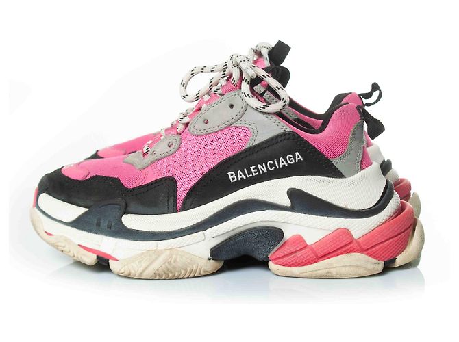 Balenciaga, scarpe Triple S in rosa - vista 2