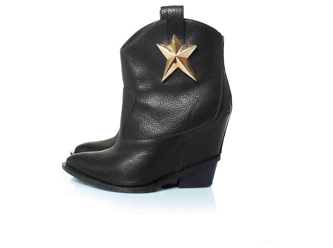Botas estrella de cuña oculta de Giuseppe Zanotti Negro - vista 2