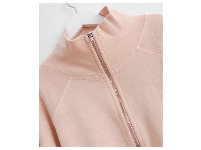 Current Elliott Felpa mezza zip Current/Elliott Rosa - vista 3