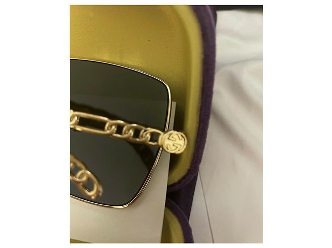 Gucci Sonnenbrille GG1031S Hellbraun Metall - Ansicht 11