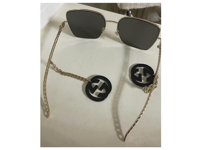 Gucci Sonnenbrille GG1031S Hellbraun Metall - Ansicht 6