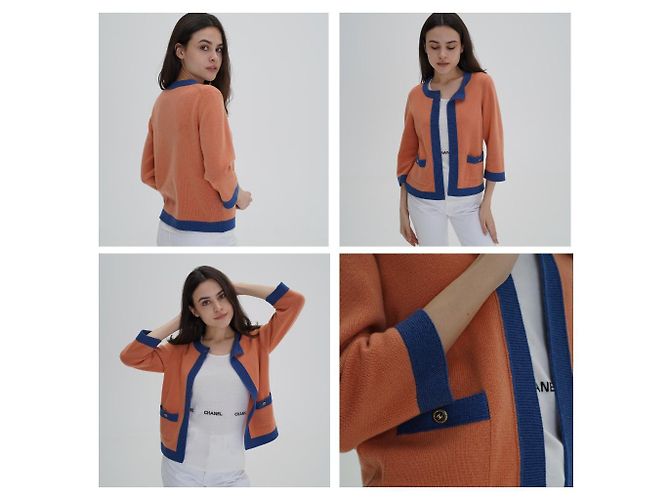 Chanel 07P Karl Lagerfeld Kaschmir-Cardigan Mehrfarben - Ansicht 3