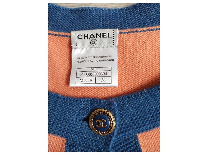 Chanel 07P Karl Lagerfeld Kaschmir-Cardigan Mehrfarben - Ansicht 6