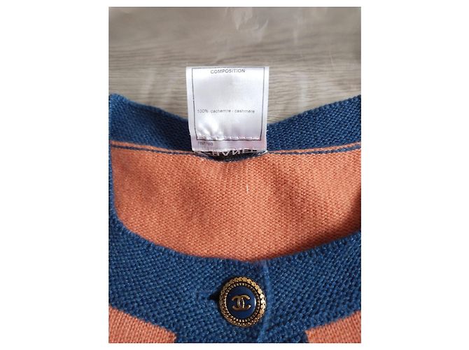 Chanel 07P Karl Lagerfeld Kaschmir-Cardigan Mehrfarben - Ansicht 8