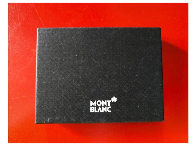Portachiavi Montblanc Westside in pelle nera Nero - vista 4