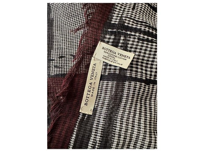 Bottega Veneta Stola grande in cotone stampato Multicolore - vista 3