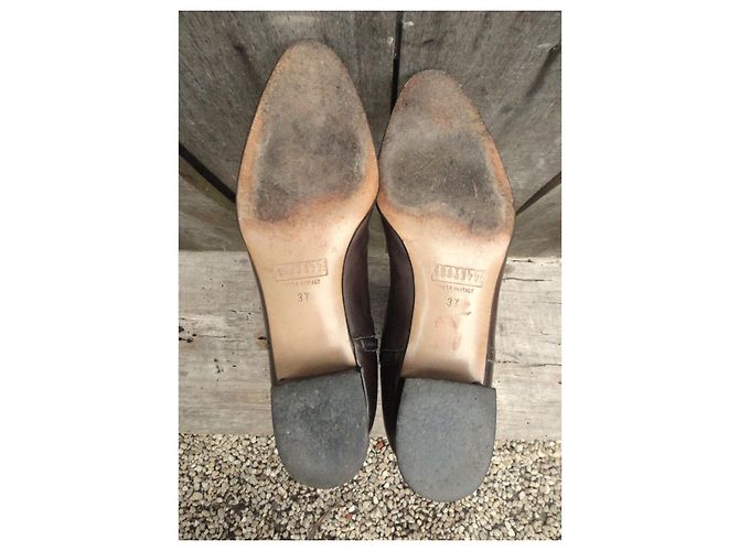 Fratelli Rosseti Botines de cuero marrones Fratelli Rossetti Castaño - vista 5