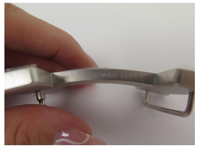 Hermès NUEVO CINTURÓN HERMES CONSTANCE XL 42MM HEBILLA DE ACERO CEPILLADO Plata - vista 6