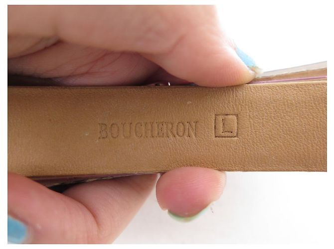 NEUE BOUCHERON REFLET MEDIUM 36 MM UHR +6 CROCO- UND STAHLARMBÄNDER Silber - Ansicht 14