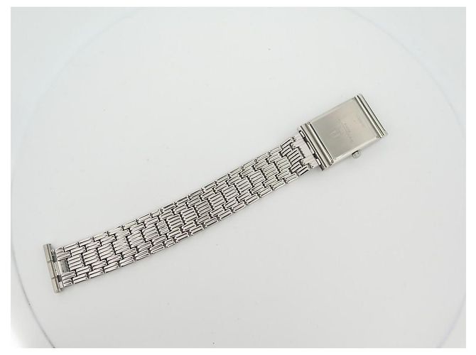 NEUE BOUCHERON REFLET MEDIUM 36 MM UHR +6 CROCO- UND STAHLARMBÄNDER Silber - Ansicht 5
