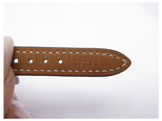 Hermès NUEVE BRAZALETE HERMES PARA RELOJ H MINI MODELO BANGLE DE RELOJ Gris pardo - vista 5