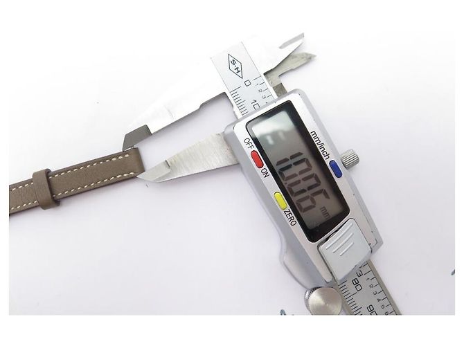 Hermès NUEVE BRAZALETE HERMES PARA RELOJ H MINI MODELO BANGLE DE RELOJ Gris pardo - vista 8