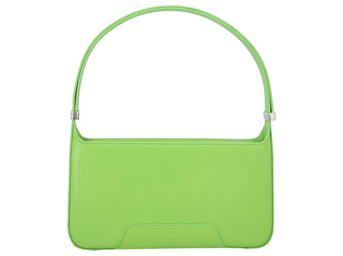 Borsa a spalla Burberry con logo Verde - vista 3