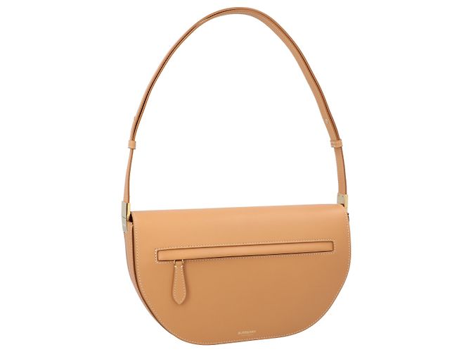 Borsa Olympia media Burberry Marrone Beige - vista 2