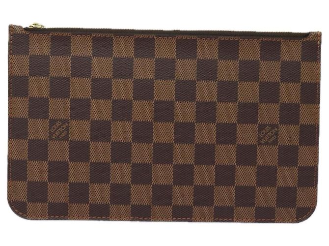 LOUIS VUITTON Damier Ebene Neverfull MM Pouch Accessory Pouch LV Auth 78125 - view 13
