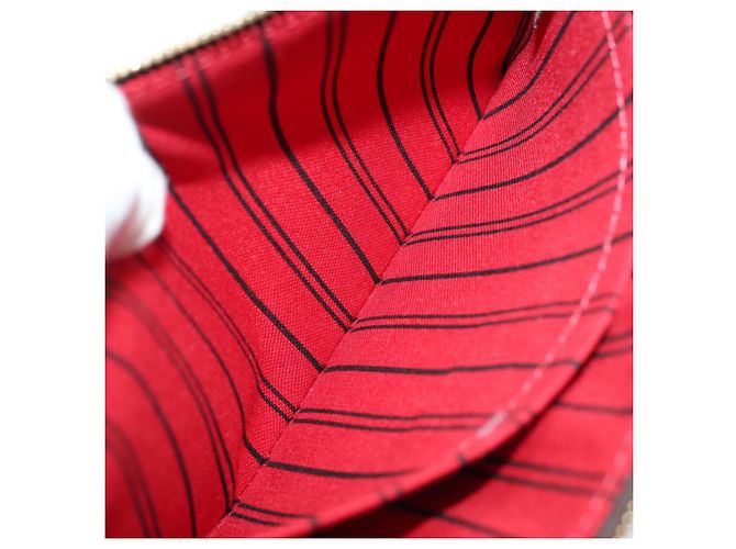 LOUIS VUITTON Damier Ebene Neverfull MM Pouch Accessory Pouch LV Auth 78125 - view 20
