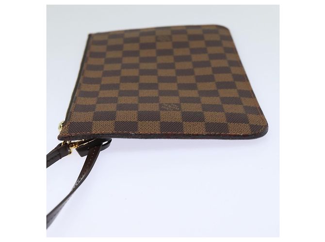 LOUIS VUITTON Damier Ebene Neverfull MM Pouch Accessory Pouch LV Auth 78125 - view 3