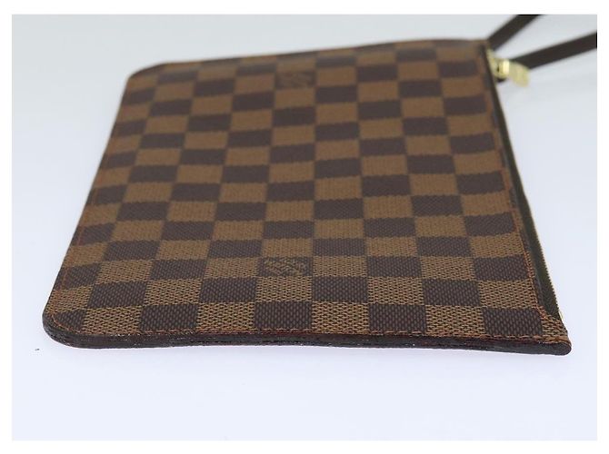 LOUIS VUITTON Damier Ebene Neverfull MM Pouch Accessory Pouch LV Auth 78125 - view 4