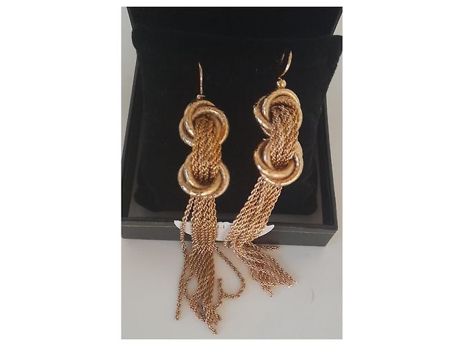 Autre Marque Orecchini Opera in oro veneziano 11cm D'oro - vista 3