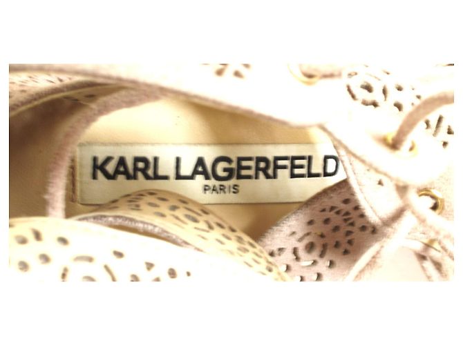 Pumps mit Absatz KARL LAGERFELD Beige Grau - Ansicht 13