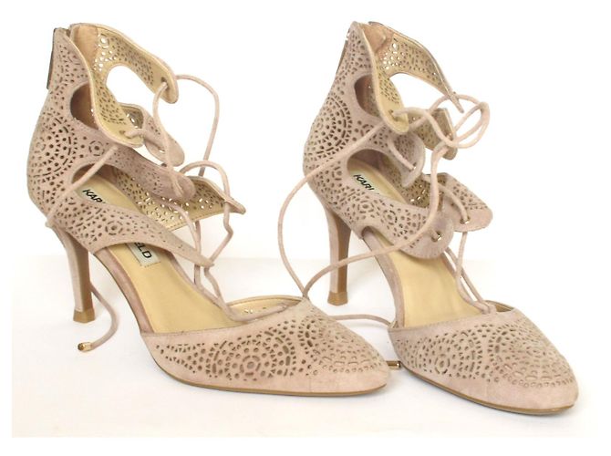Pumps mit Absatz KARL LAGERFELD Beige Grau - Ansicht 4