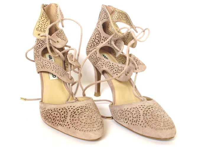 Pumps mit Absatz KARL LAGERFELD Beige Grau - Ansicht 5