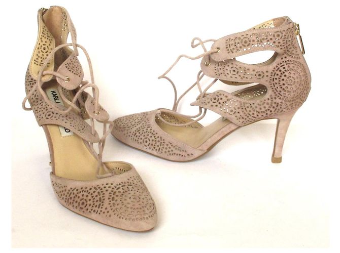 Pumps mit Absatz KARL LAGERFELD Beige Grau - Ansicht 7