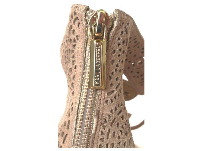 Pumps mit Absatz KARL LAGERFELD Beige Grau - Ansicht 9