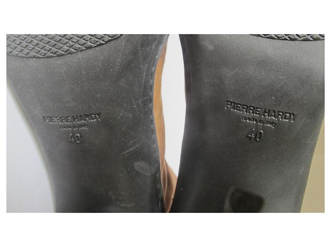 Botines con tacón PIERRE HARDY Castaño - vista 16