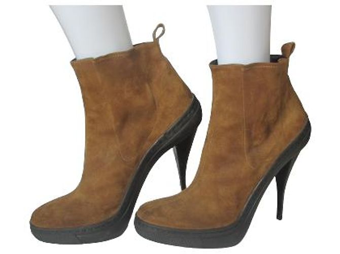 Botines con tacón PIERRE HARDY Castaño - vista 2