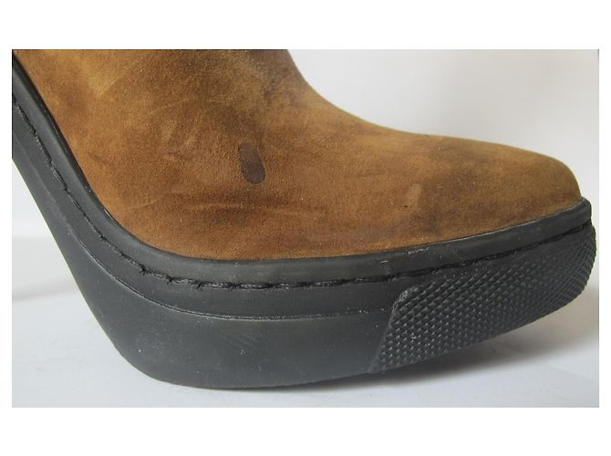 Botines con tacón PIERRE HARDY Castaño - vista 9
