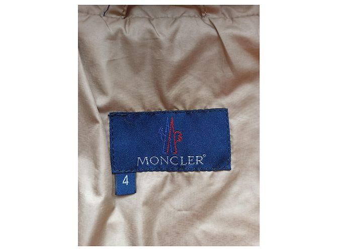 Chaleco Moncler Beige de Algodón y Plumas - vista 2
