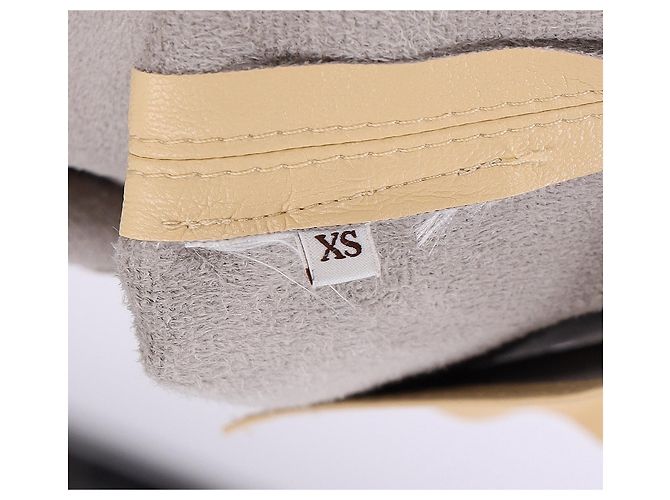 Camicia Osmo Nanushka in ecopelle beige - vista 8