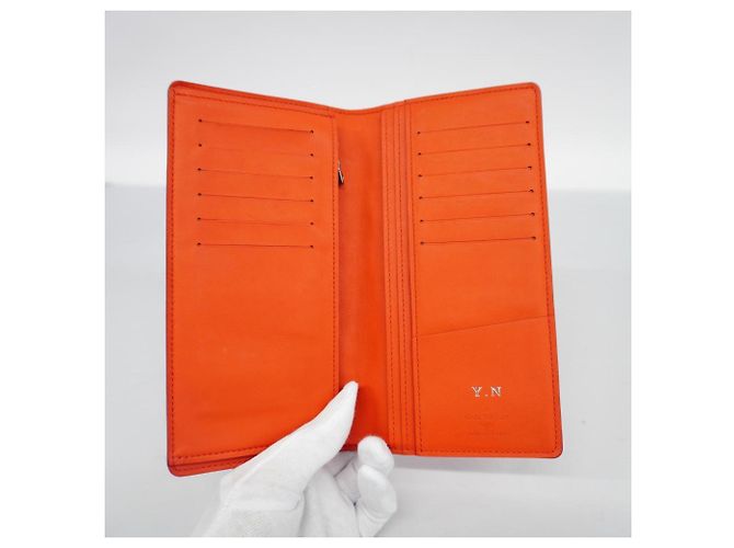 Cartera Brazza Louis Vuitton Naranja - vista 4