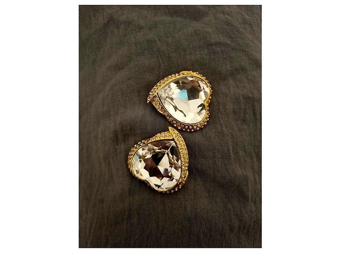 Superbo orecchino Yves Saint Laurent Gold hardware - vista 6